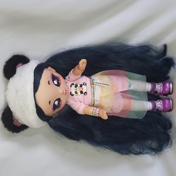 Na na na Surprise Doll  Panda Hat Cloth Atriculate 12" Fashion Doll - Picture 1 of 16